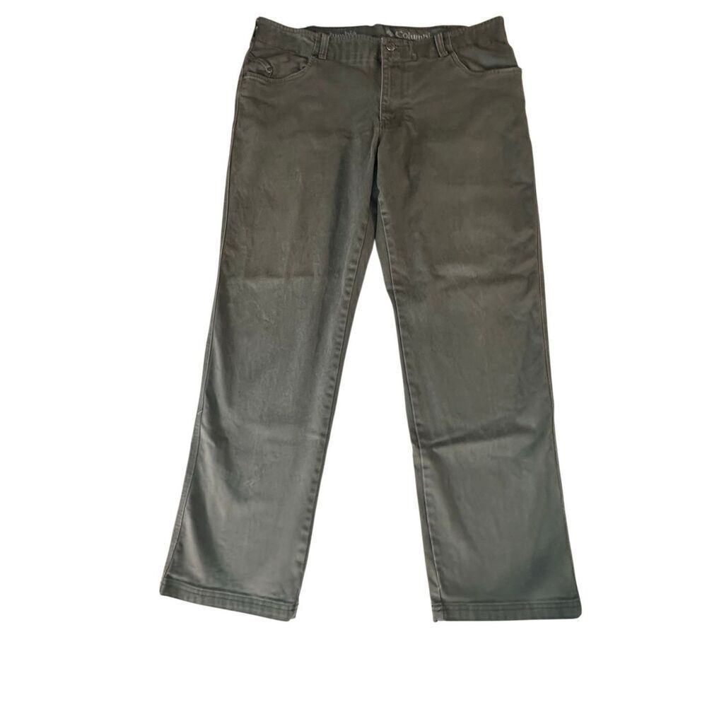 Columbia Men's Gray Stretch Slim Fit Straight Leg Denim Jeans Size 40x32